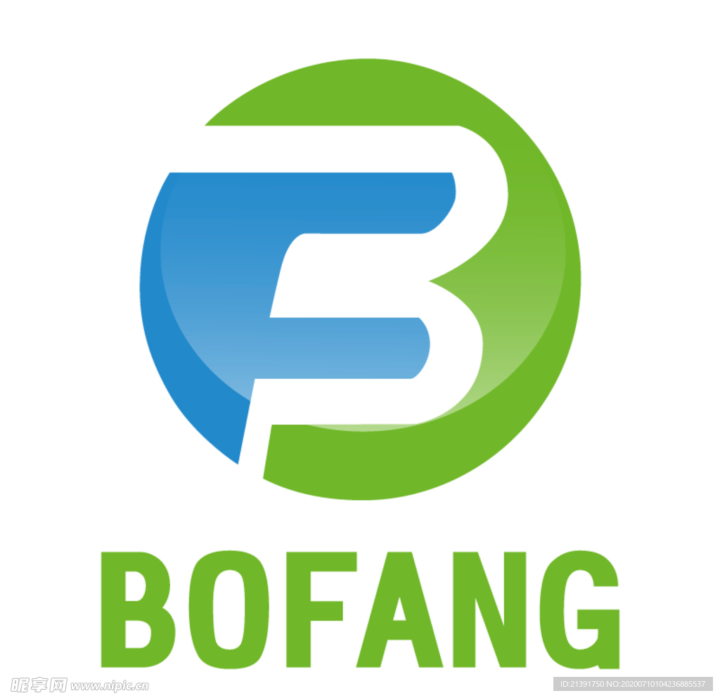 博芳logo BF英文logo