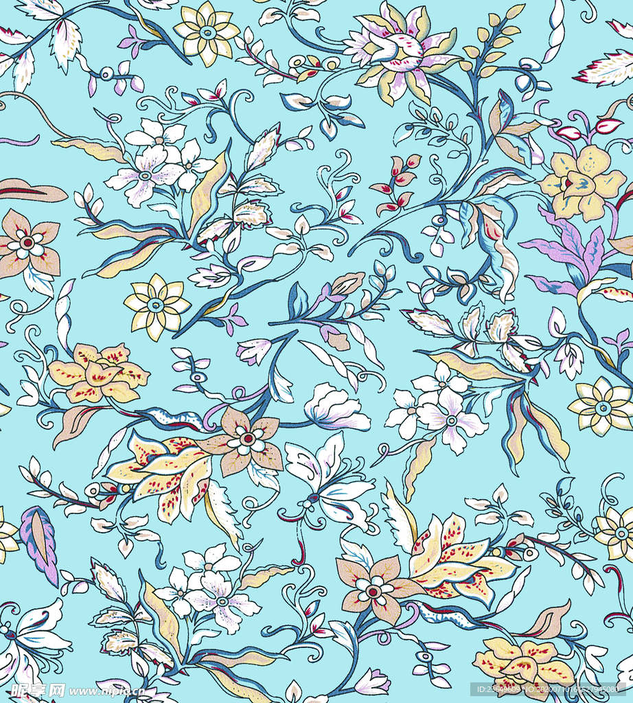 模糊花
