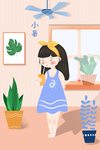 盆栽 吊扇