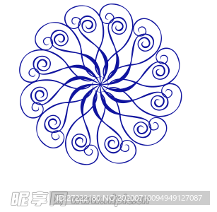 紫色花纹