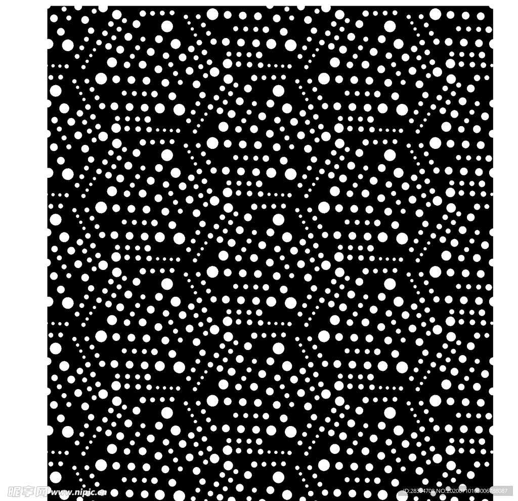 几何 简约抽象  黑色底图