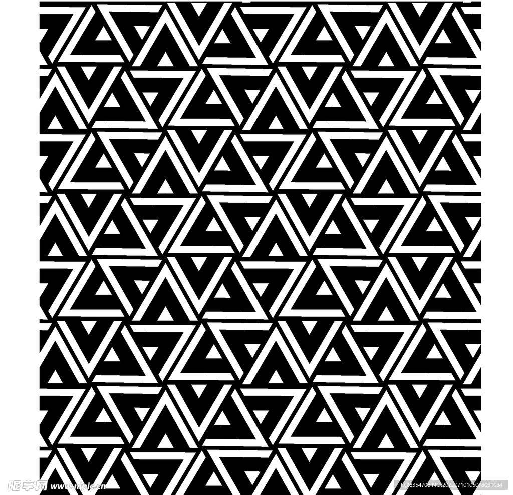 几何图案 黑白图 潮流