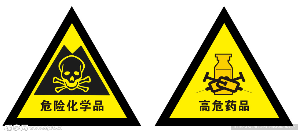 高危药品 危险化学品 标识