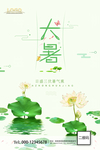 大暑 海报 设计