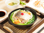 清蒸鱼饭