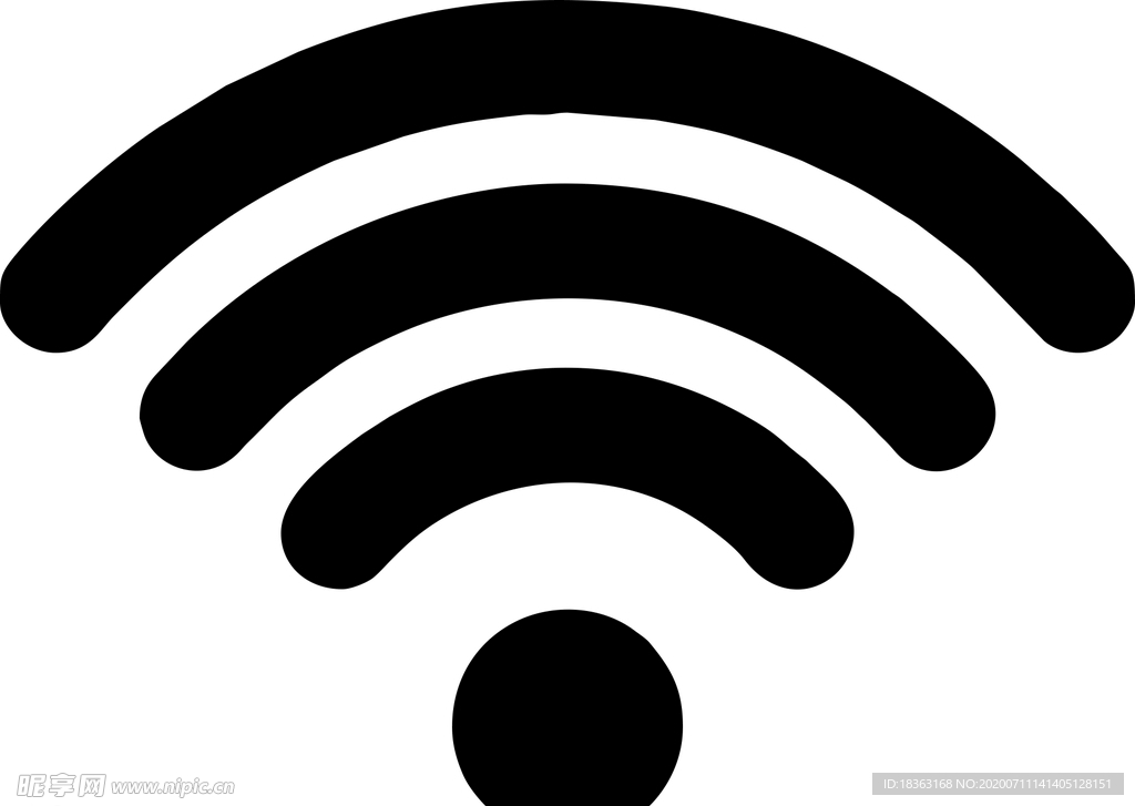 WIFI 黑白 史量图 可修改