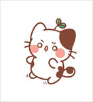 呆 卡通 可爱 猫猫