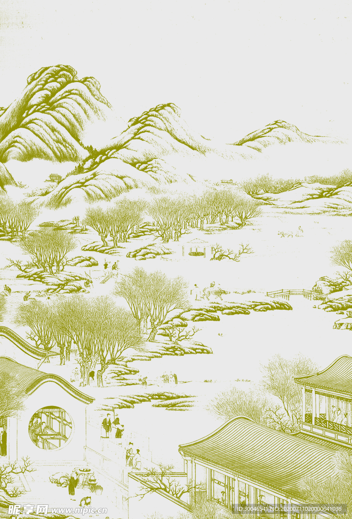 山屋线稿