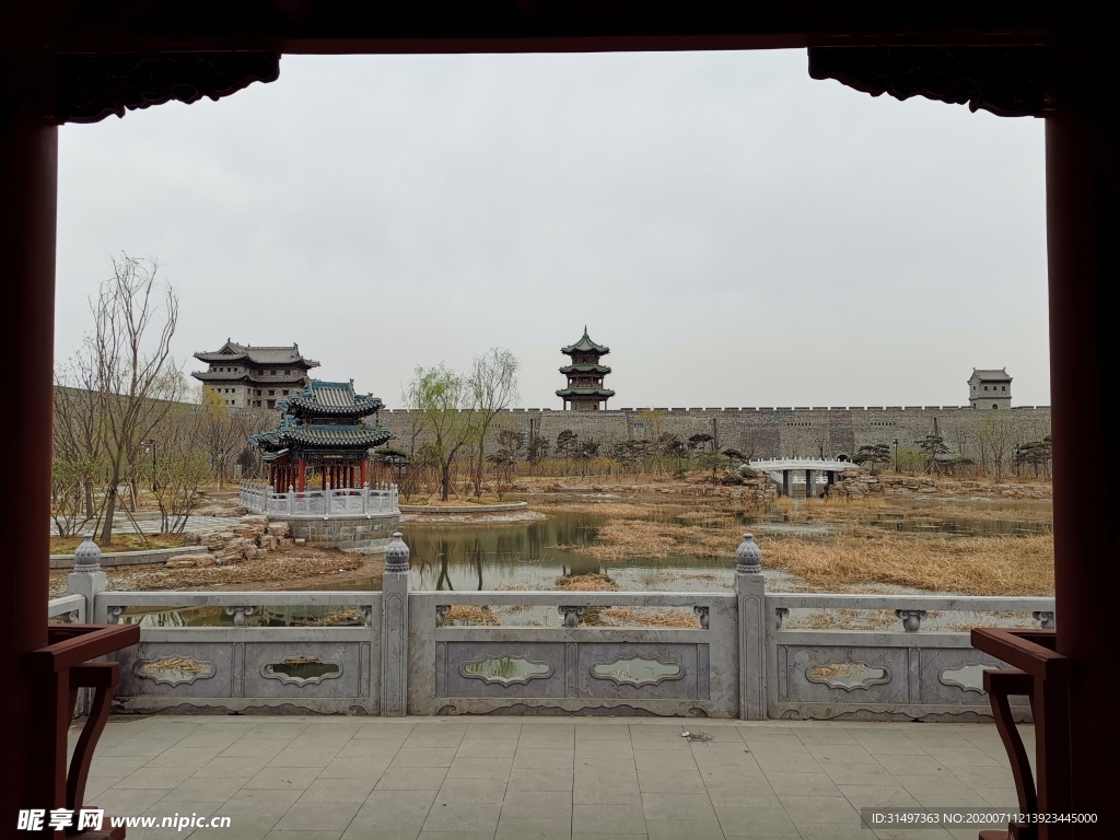 明天古城风光