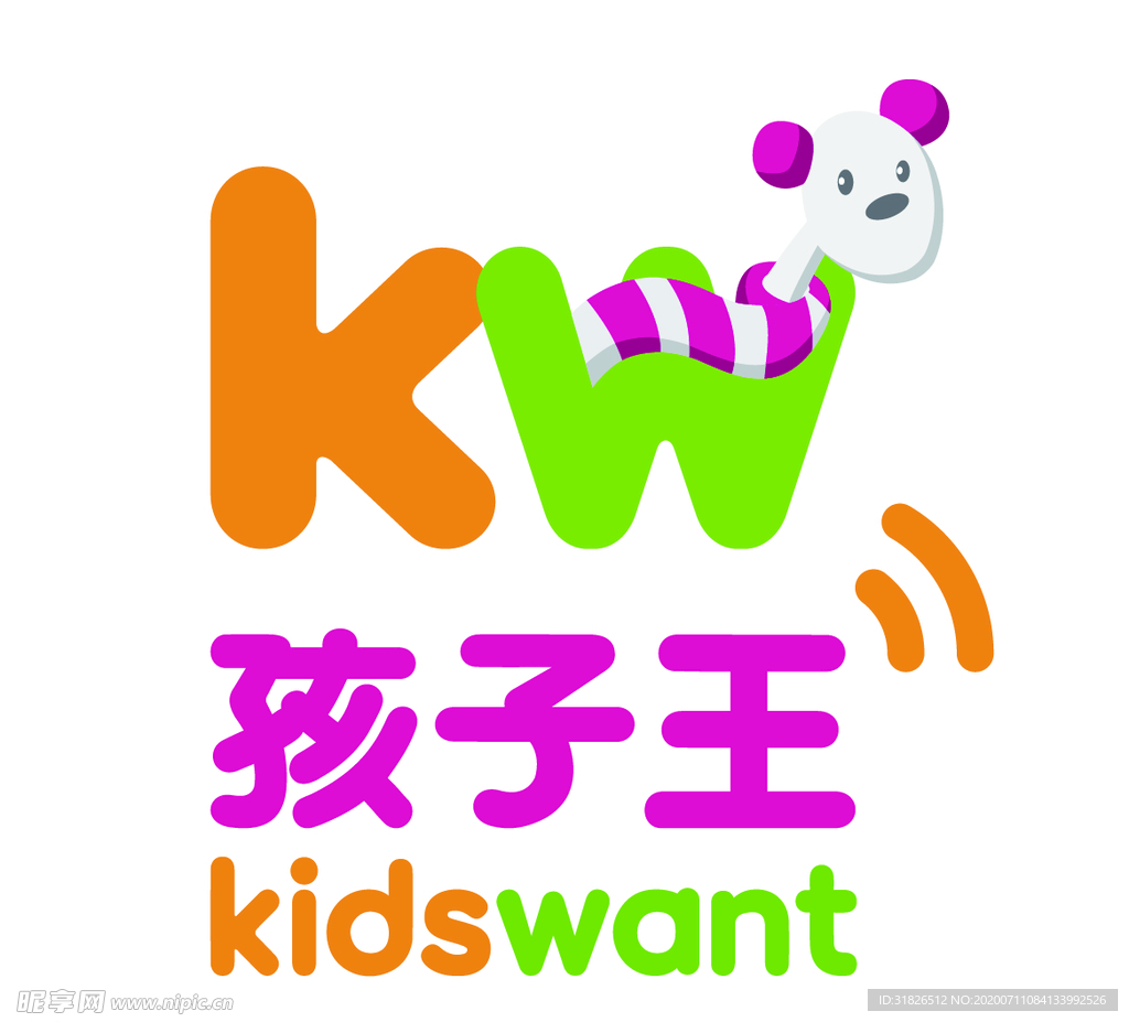 孩子王 kidswant 标志