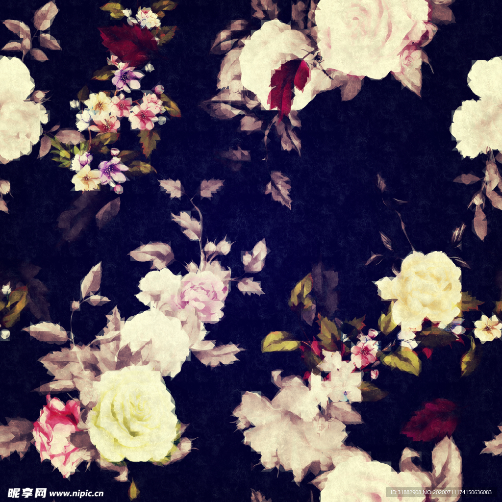 几何花