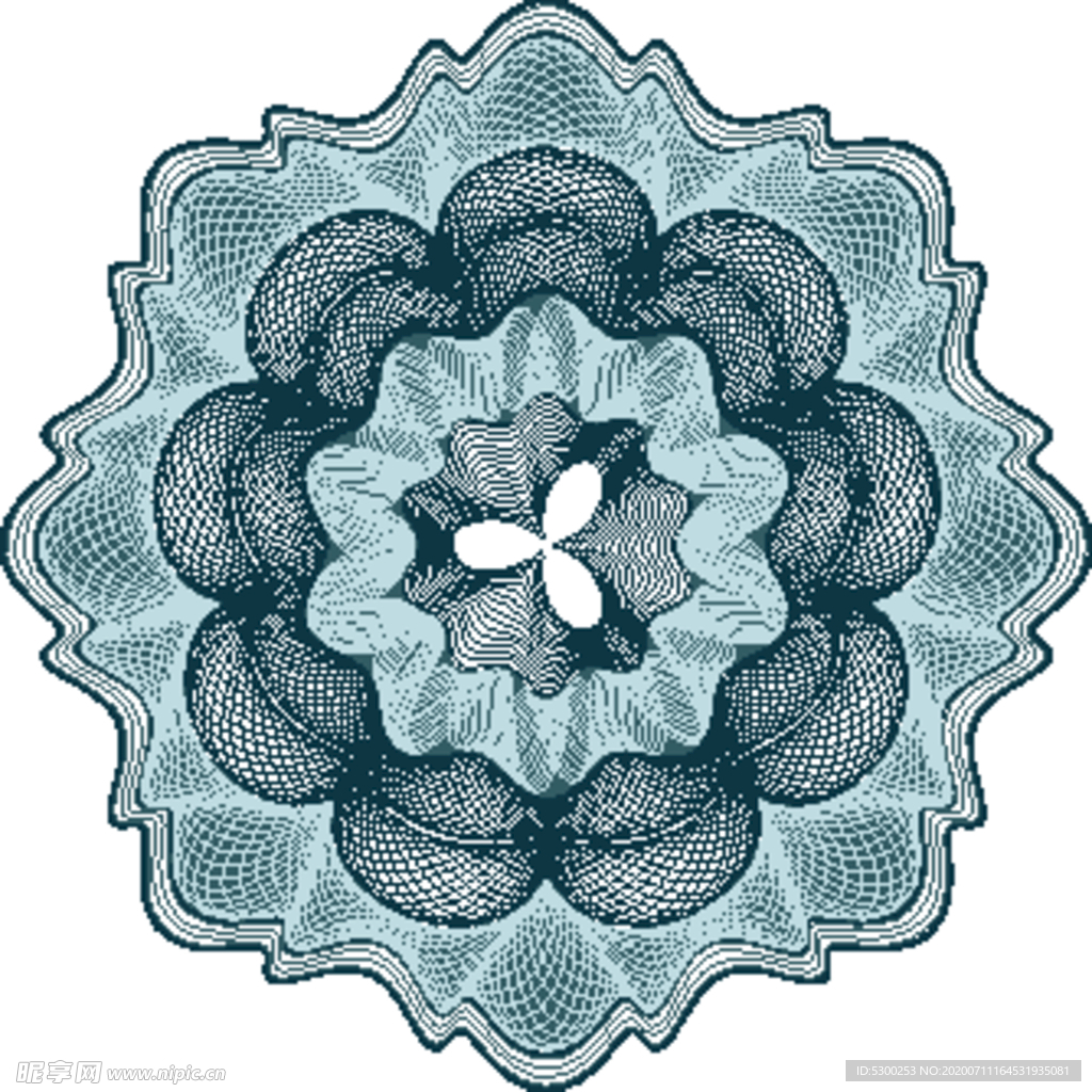 矢量花纹