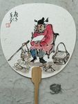 国画 买扇图