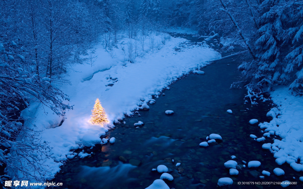 冬天雪景