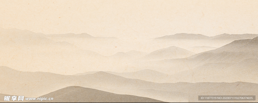 中国风山水背景