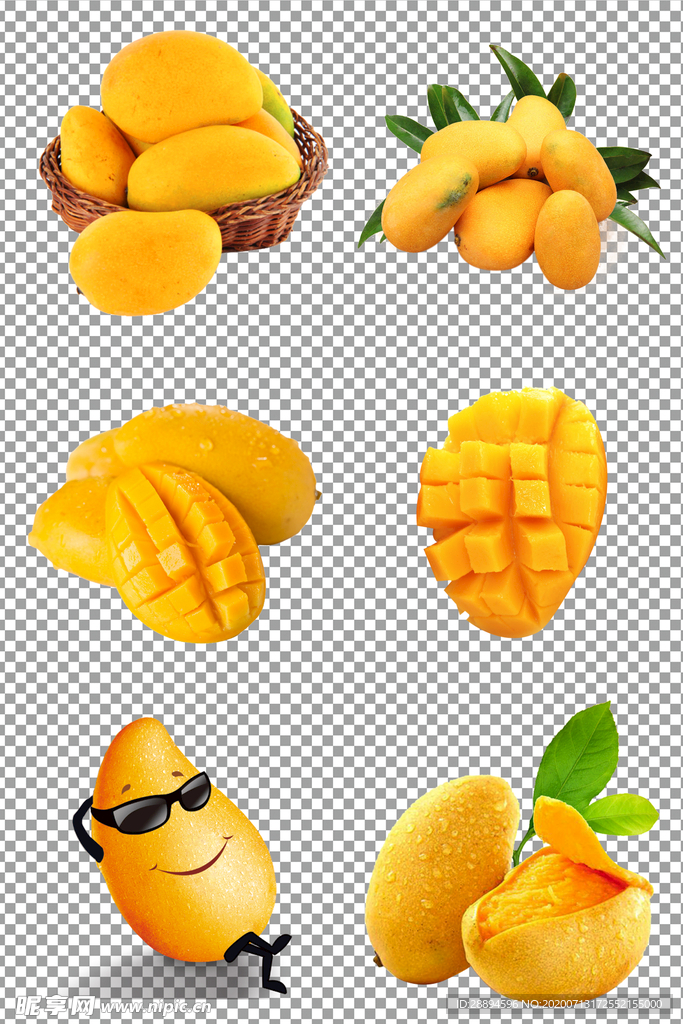 黄色大芒果