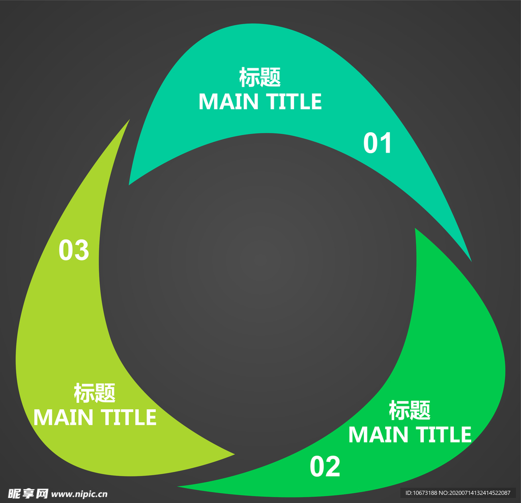 绿色流程图