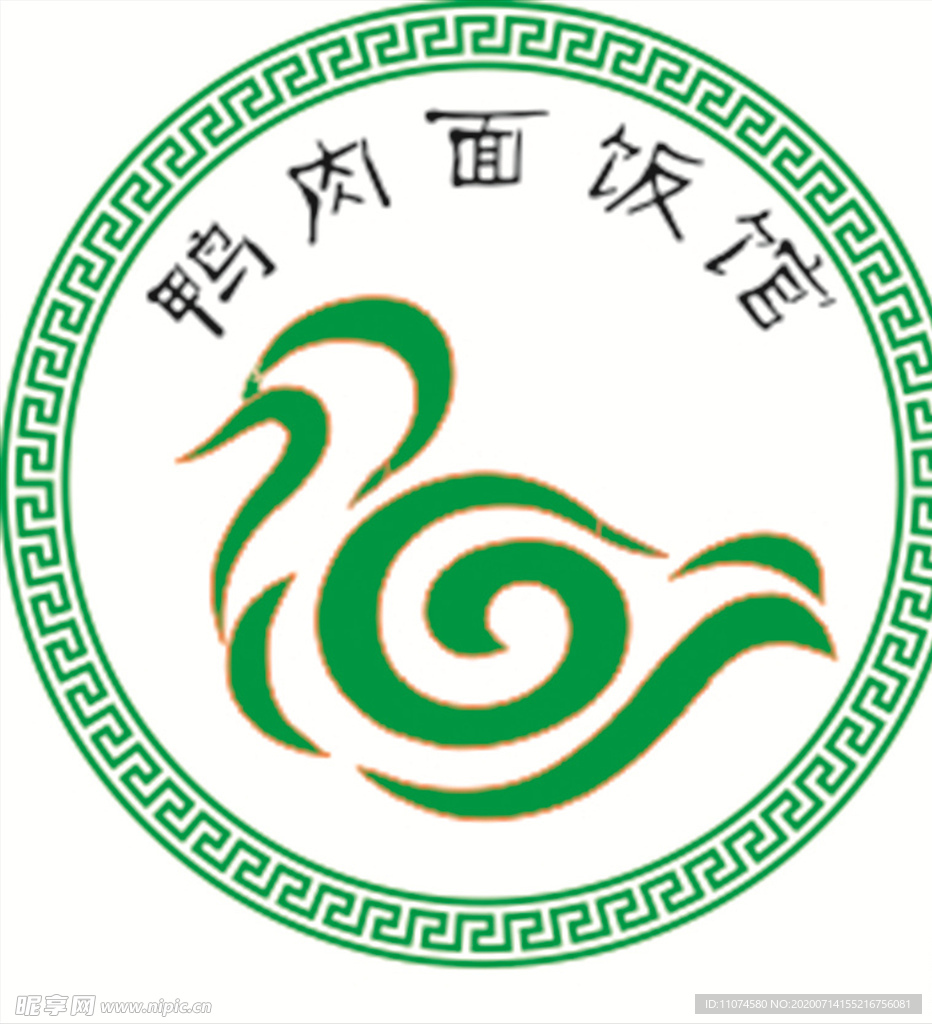 鸭肉面馆LOGO