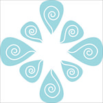 八瓣花朵logo商标