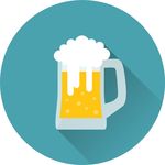 扁平化啤酒图标