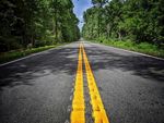 道路壁纸  高清 森林 景色