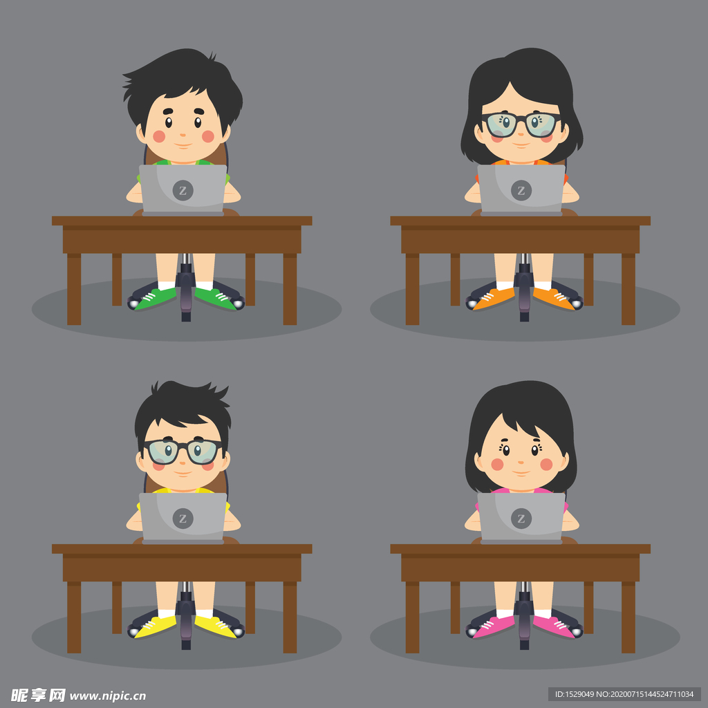 卡通学生