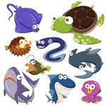 海洋生物集合