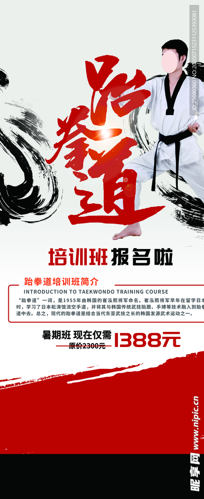 跆拳道海报