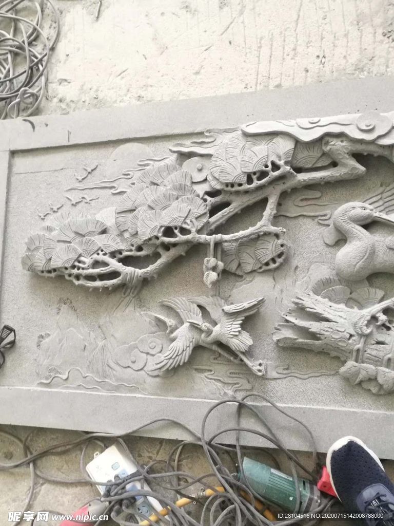花鸟浮雕