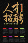 公司人才招聘海报CMYK