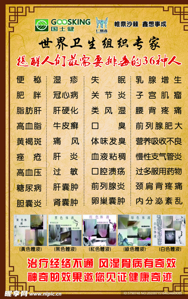 排毒36种人