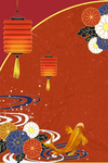 国潮中式背景