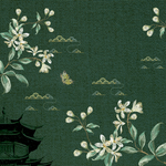 刺绣花 麻布 布纹 高品质