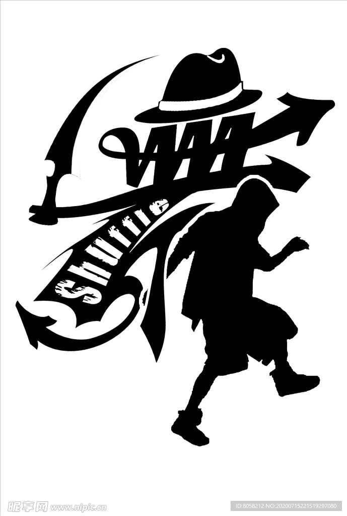 舞团logo设计图