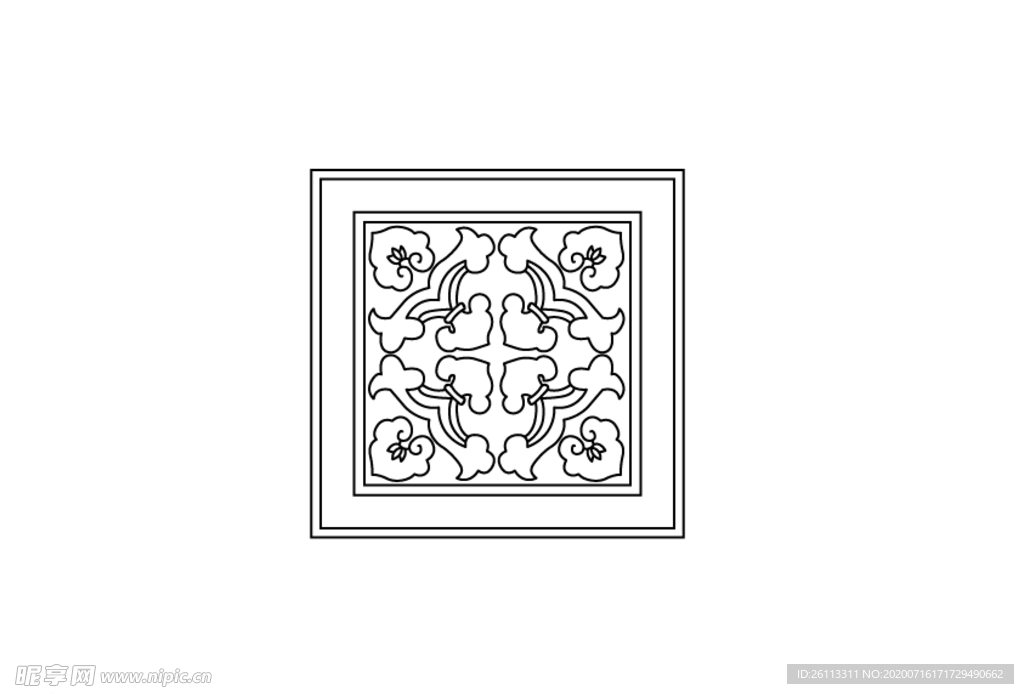 中国 古典 花纹