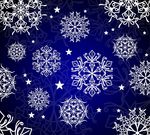 白字书法雪花