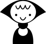 创意女孩纹身图案