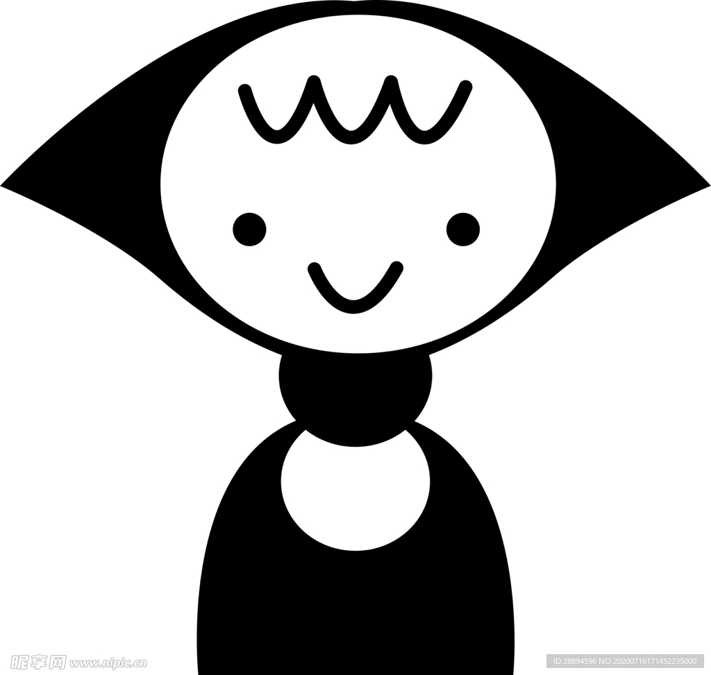 创意女孩纹身图案
