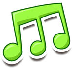 绿色音符