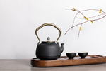 茶壶茶具泡茶意境背景素材