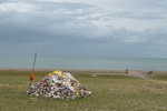 青海湖边