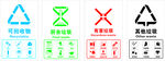 小区生活垃圾分类标识牌