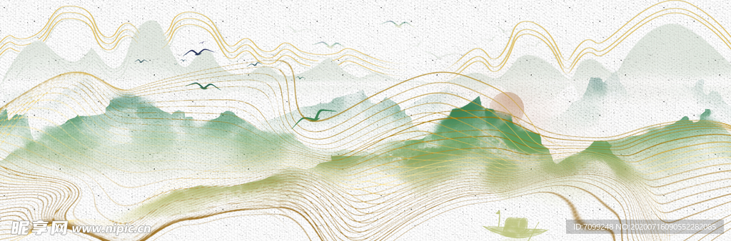 中国风水墨山水