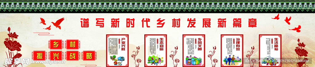 乡村发展策略墙