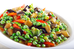 蚝油青豆烧茄子