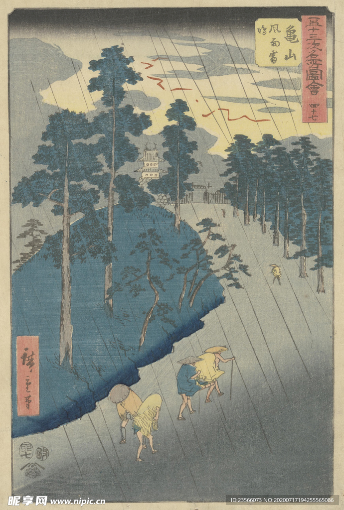 日本风景浮世绘