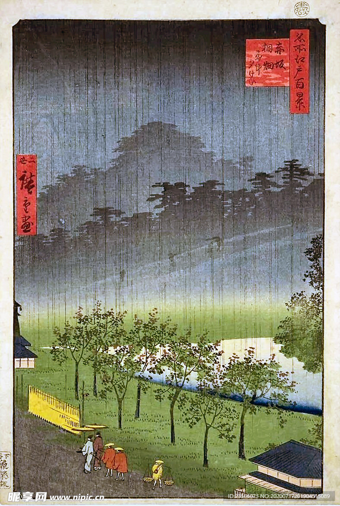 日本风景浮世绘