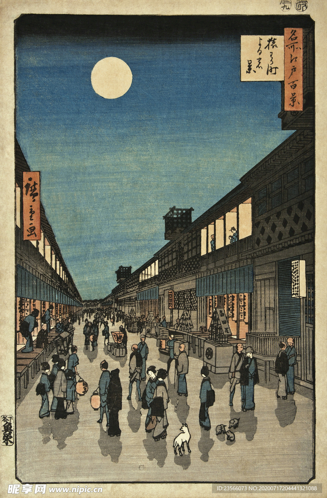 日本风景浮世绘