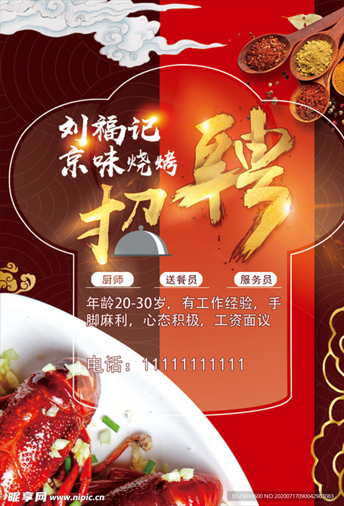 餐厅招聘