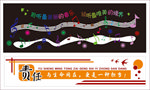 音乐室 校园文化墙 责任 担当
